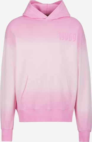 Sweat-shirt 'Quentino' 19V69 ITALIA en rose : devant