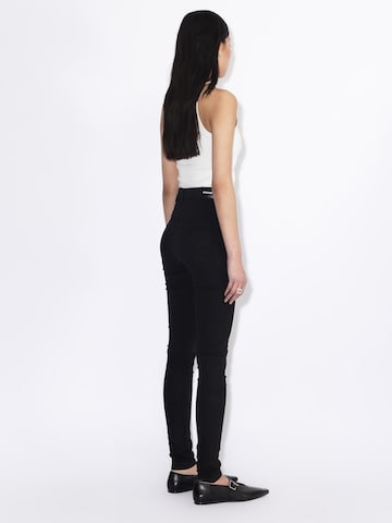 Dr. Denim Tall Skinny Jeans 'Moxy Tall High Skinny' in Black