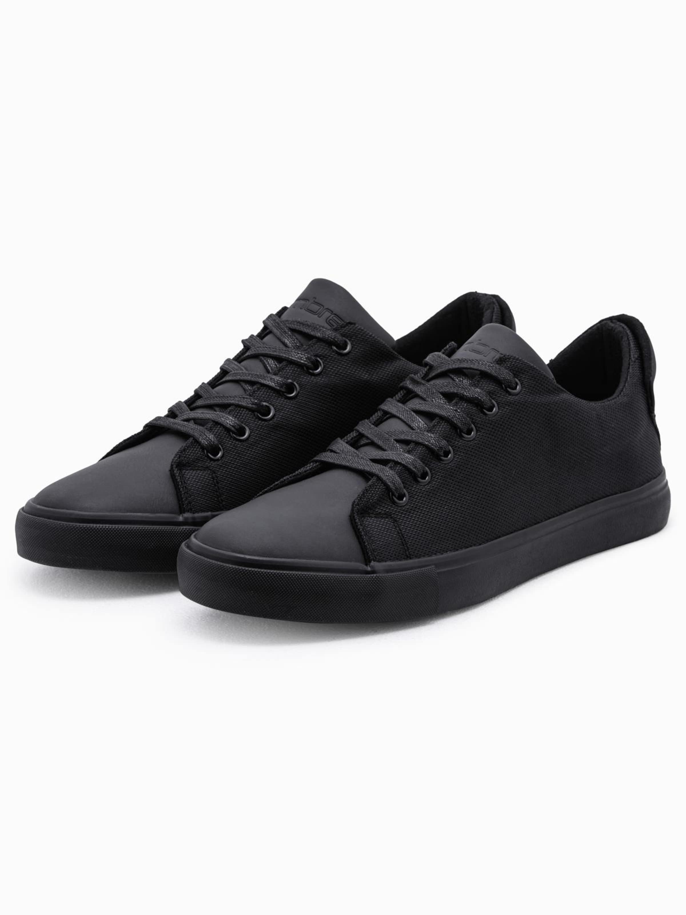 Ombre Platform trainers in Black