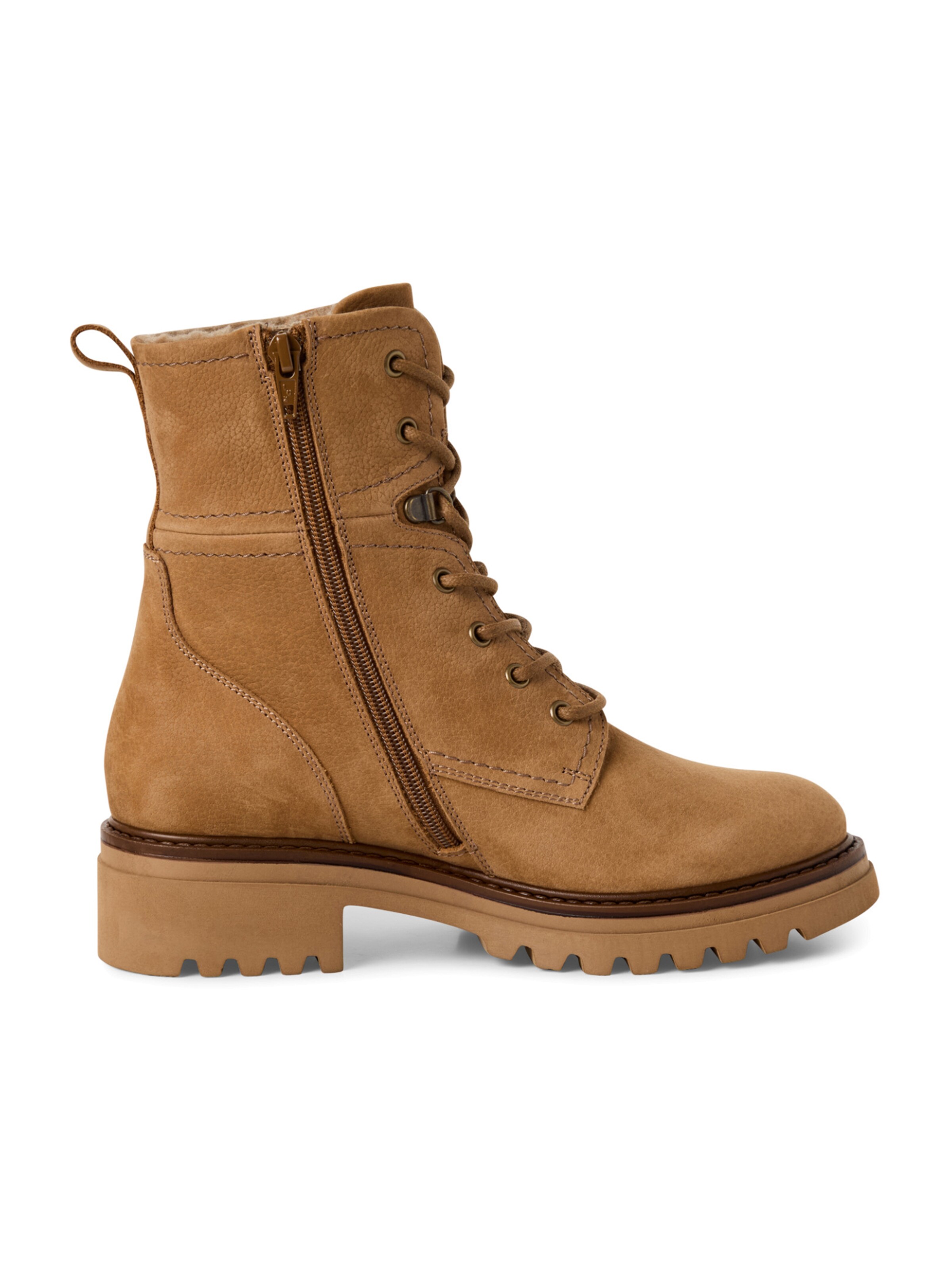 Ghete cu șireturi de la Tamaris pe bej