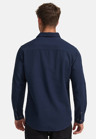 Coupe regular Chemise 'Caix' INDICODE JEANS en bleu