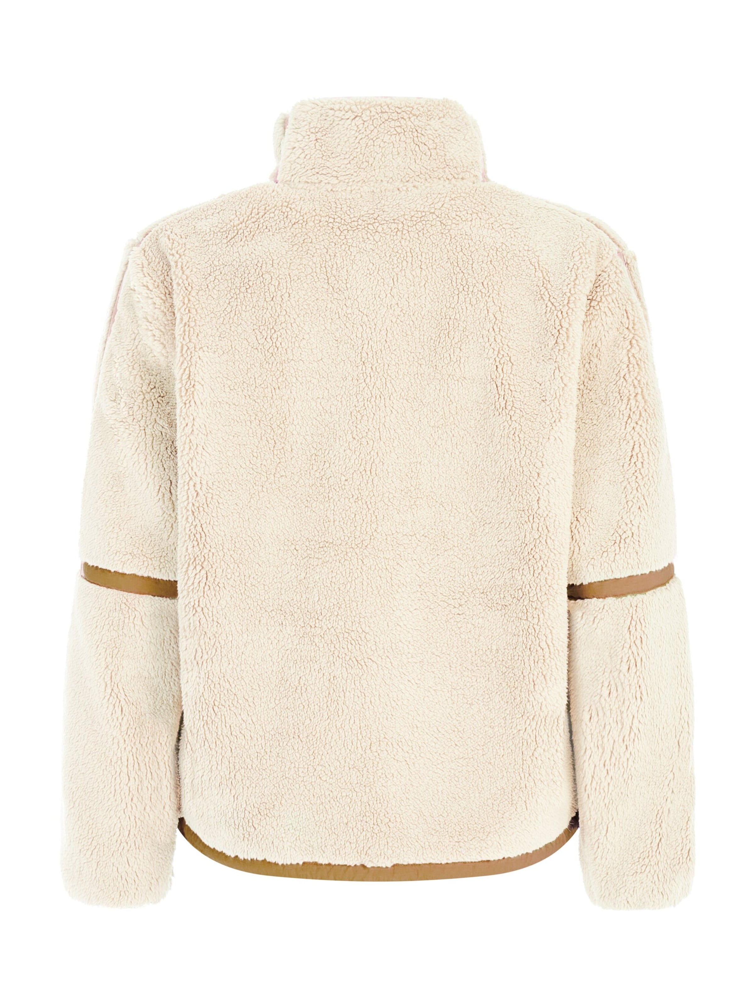 PROTEST Fleece Jacket 'PRTRed' in Brown