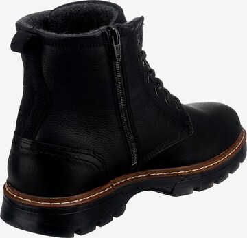 BULLBOXER Lace-Up Boots in Black