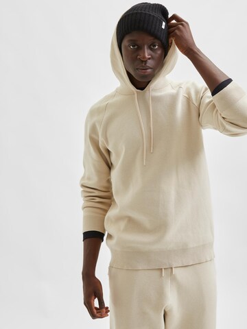 SELECTED HOMME Pullover 'Nio' in Beige