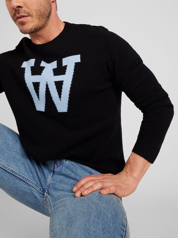 WOOD WOOD Pullover 'Tay' in Schwarz