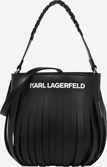 Karl Lagerfeld Taška cez rameno - čierna / biela, Produkt