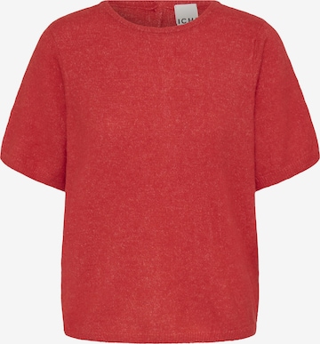 ICHI Trui 'IHKAMARA' in Rood: voorkant