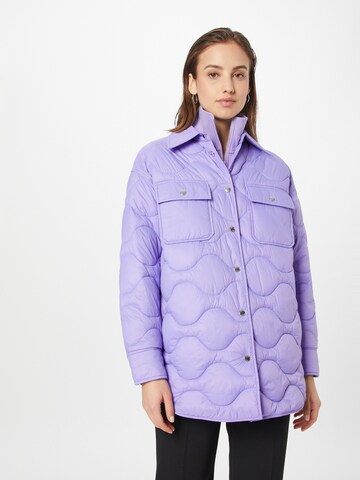 BOSS Black Prehodna jakna 'Palovi' | vijolična barva: sprednja stran