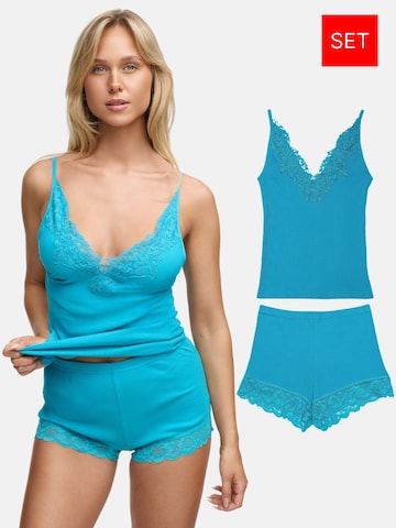 Shorty 'F909' di Tazzio in blu: frontale