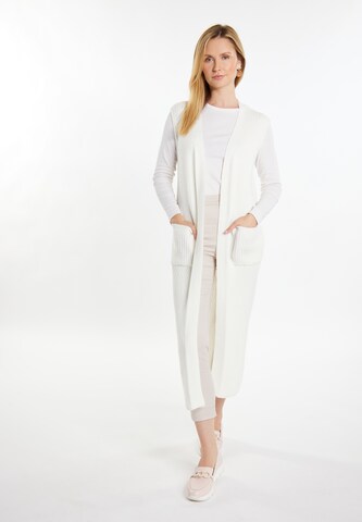 Cardigan 'Teylon' usha WHITE LABEL en blanc : devant