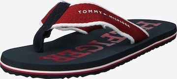 TOMMY HILFIGER - Sandalias de dedo en azul: frente