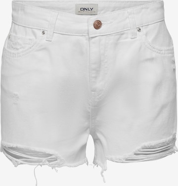 ONLY Shorts 'Pacy' in Weiß: Vorderseite