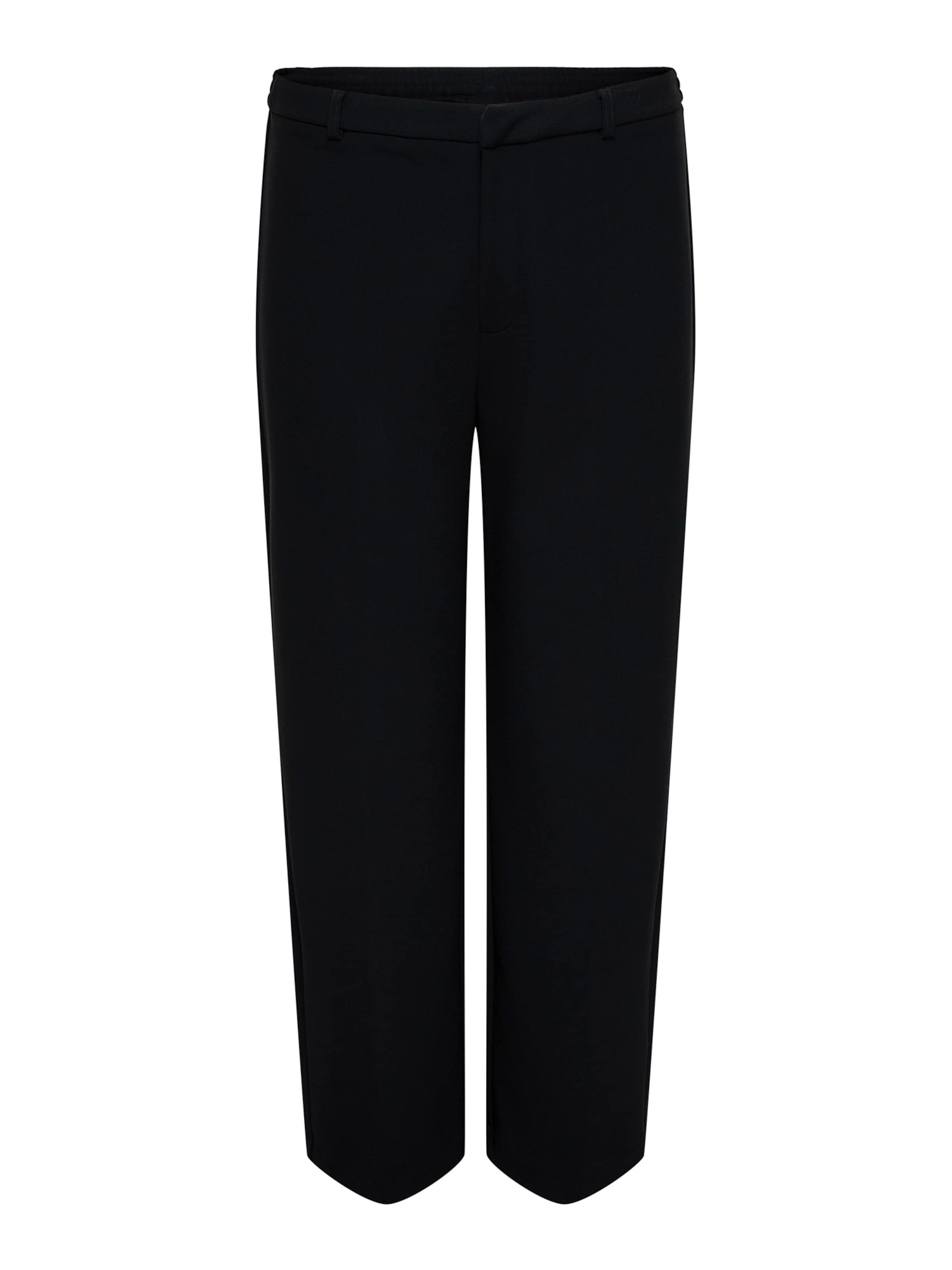 ONLY Carmakoma Loosefit Byxa 'CARNYRA' i svart: framsida