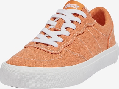 Pull&Bear Baskets basses en orange, Vue avec produit