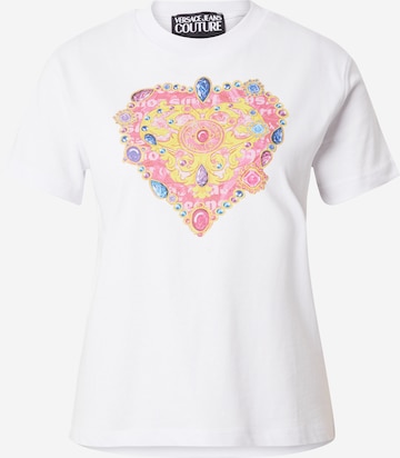 Versace Jeans Couture - Camiseta en blanco: frente