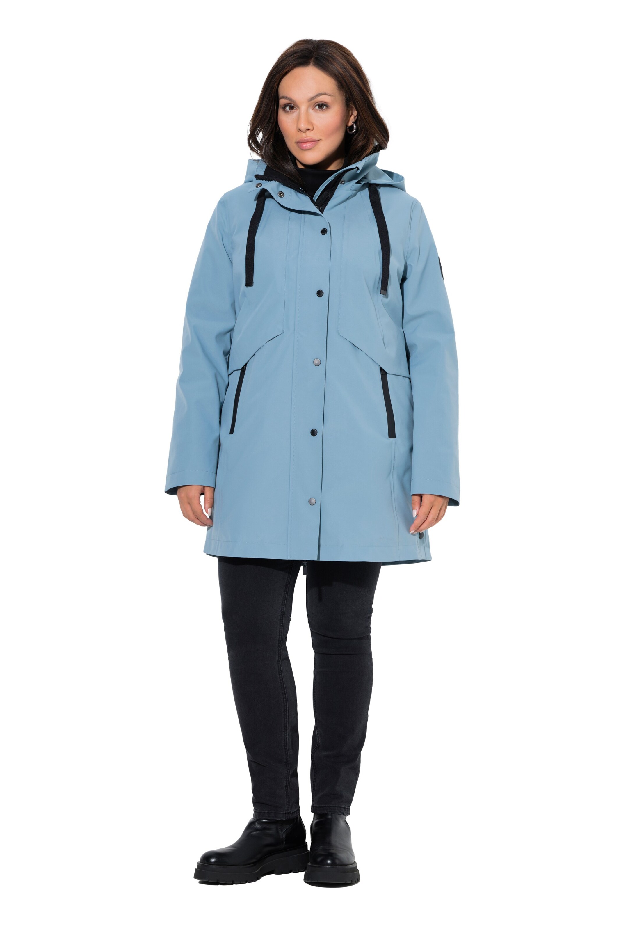 Ulla Popken Funktionsjacke in Blau