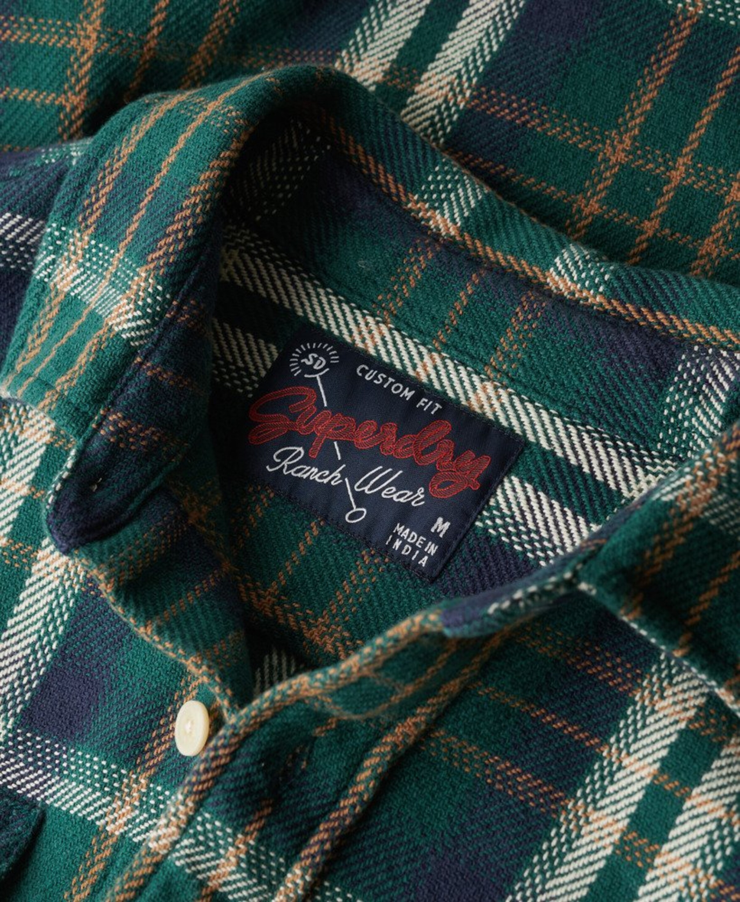 Superdry Regular fit Overhemd in Groen