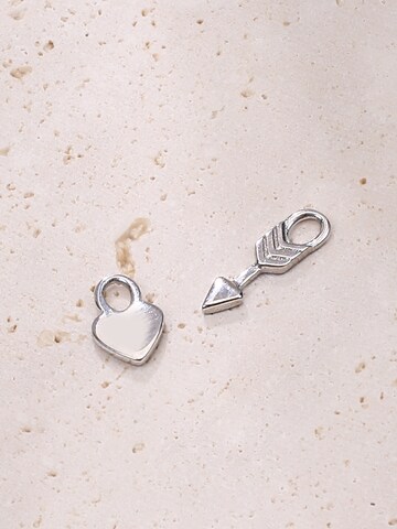 Hey Happiness Ohrringe 'Heart and Arrow' in Silber