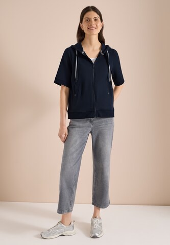 CECIL Zip-Up Hoodie in Blue