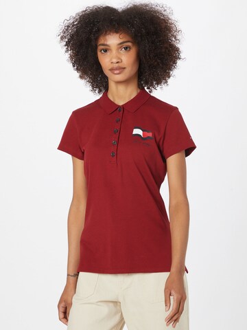 TOMMY HILFIGER T-Shirt 'ABO' in Rot: Vorderseite