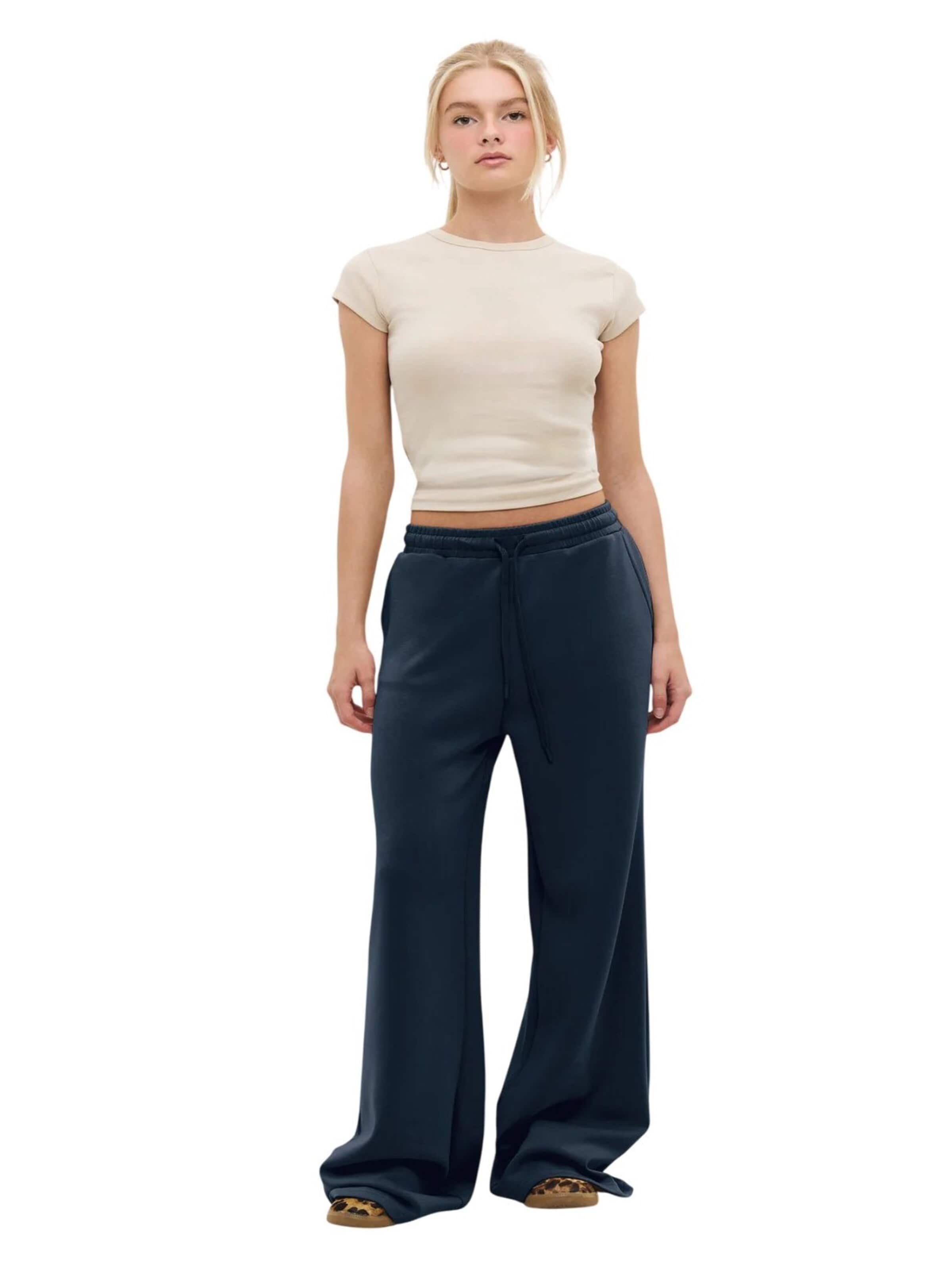 No Matter What Trousers in Blue: front