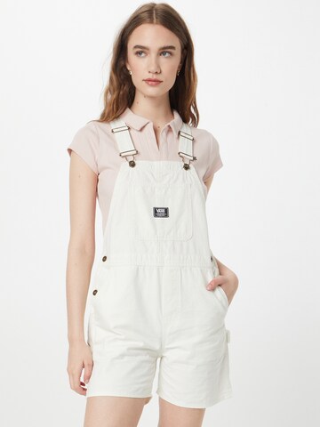 VANS Loose fit Overalls in White: front