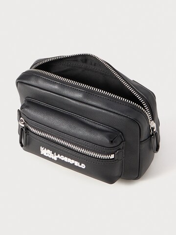 KARL LAGERFELD JEANS Schoudertas 'ESSENTIAL' in Zwart: bovenkant