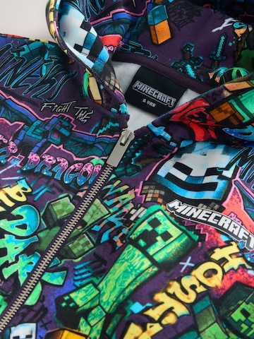 Veste de survêtement 'Minecraft' Next en violet