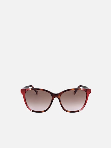 Lunettes de soleil Carolina Herrera en rouge : devant