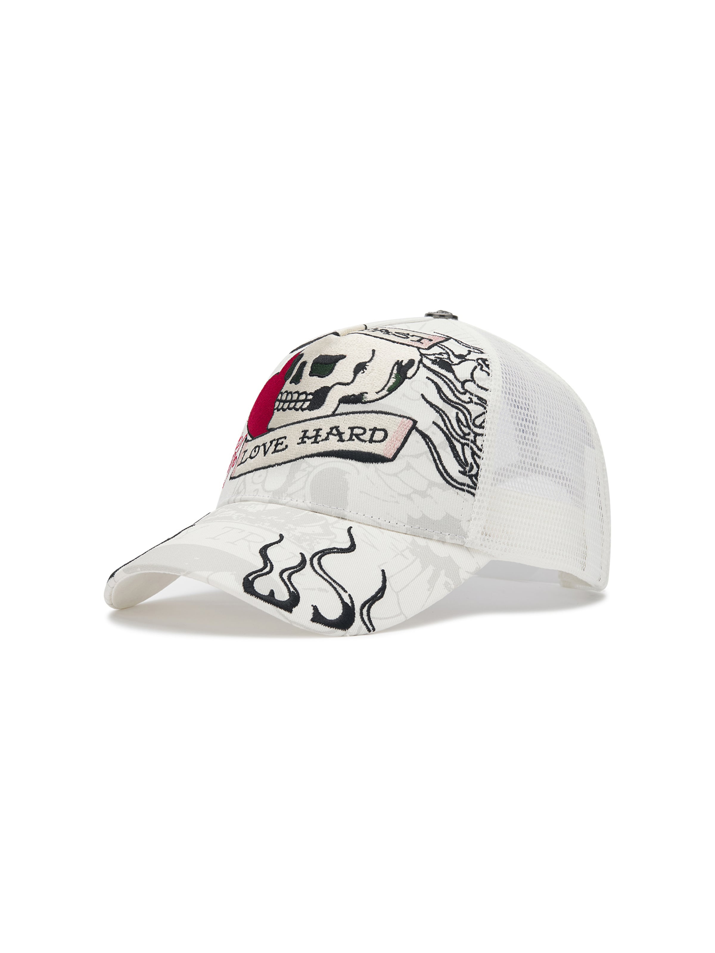 Ed Hardy Keps i vit: framsida