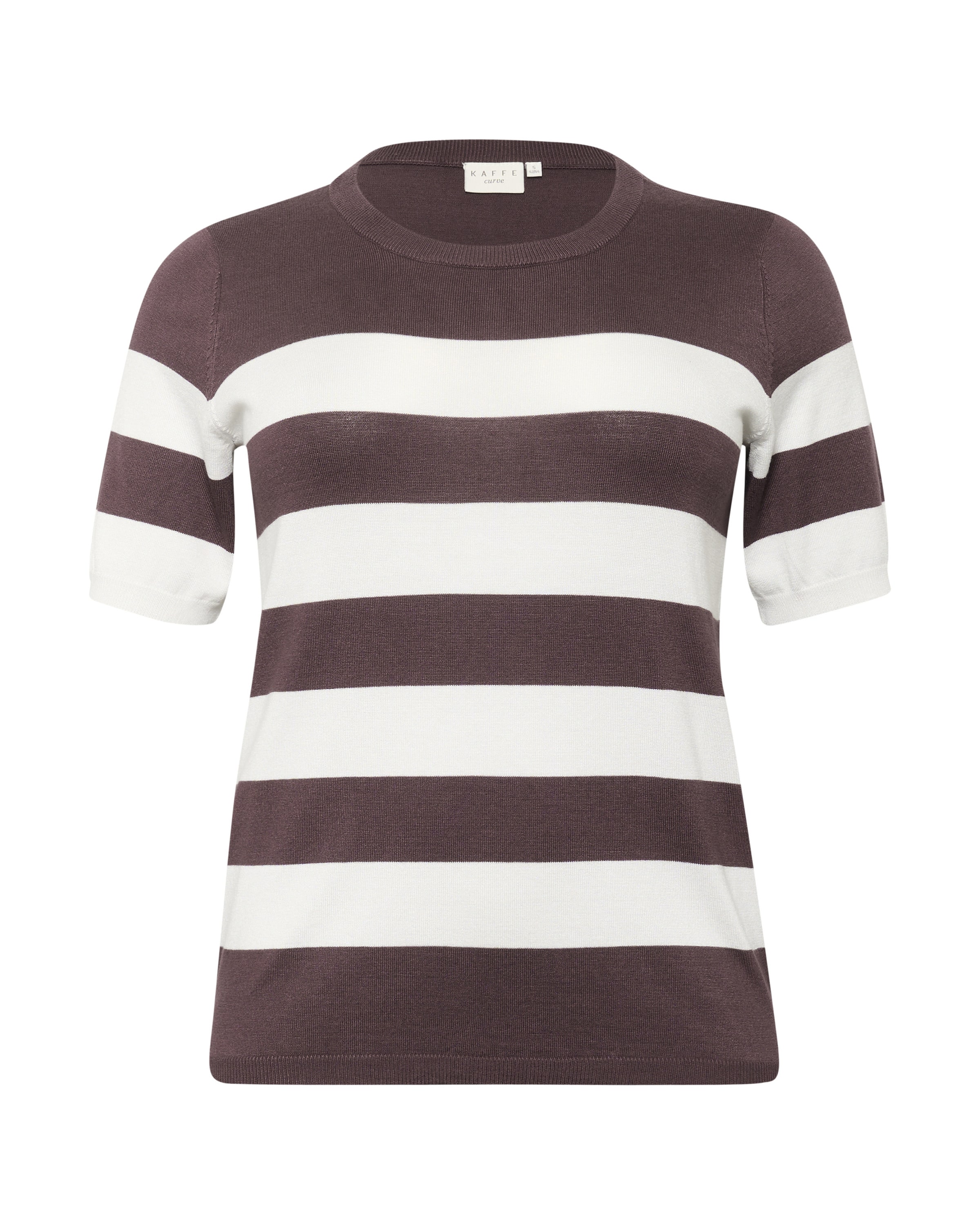 ruda KAFFE CURVE Megztinis 'KCLizzy': priekis