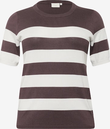 ruda KAFFE CURVE Megztinis 'KCLizzy': priekis