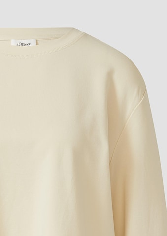 s.Oliver Sweatshirt in Beige