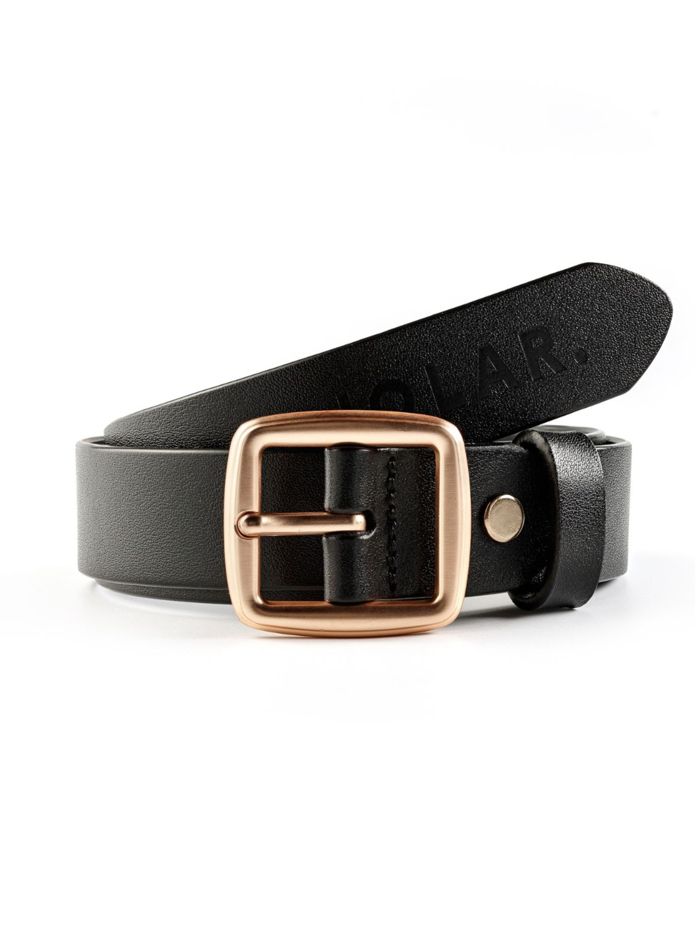 jolar Belt 'PREMIUM' in Black: front