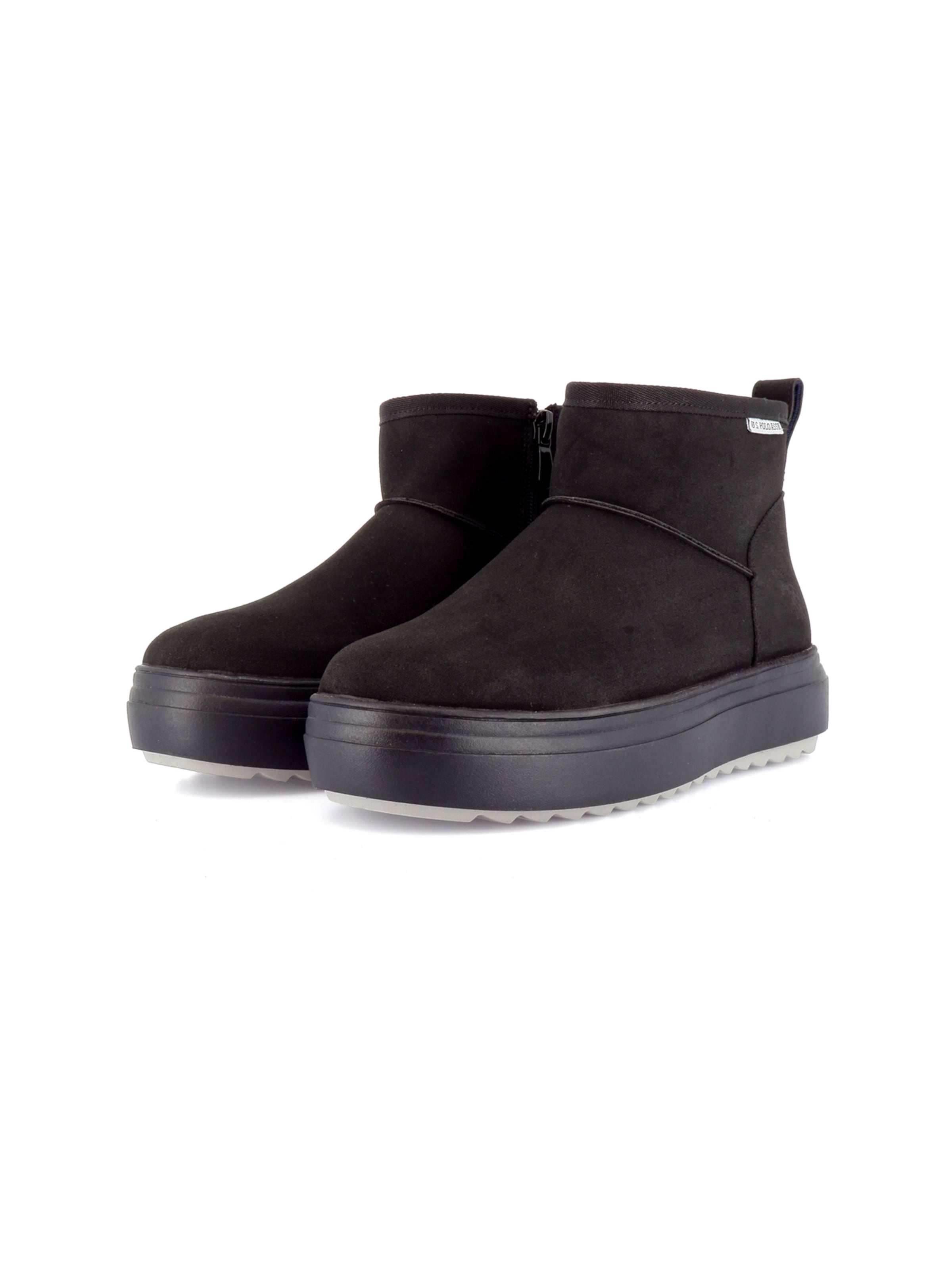 US POLO ASSN. Boots 'Icy' in Black: front