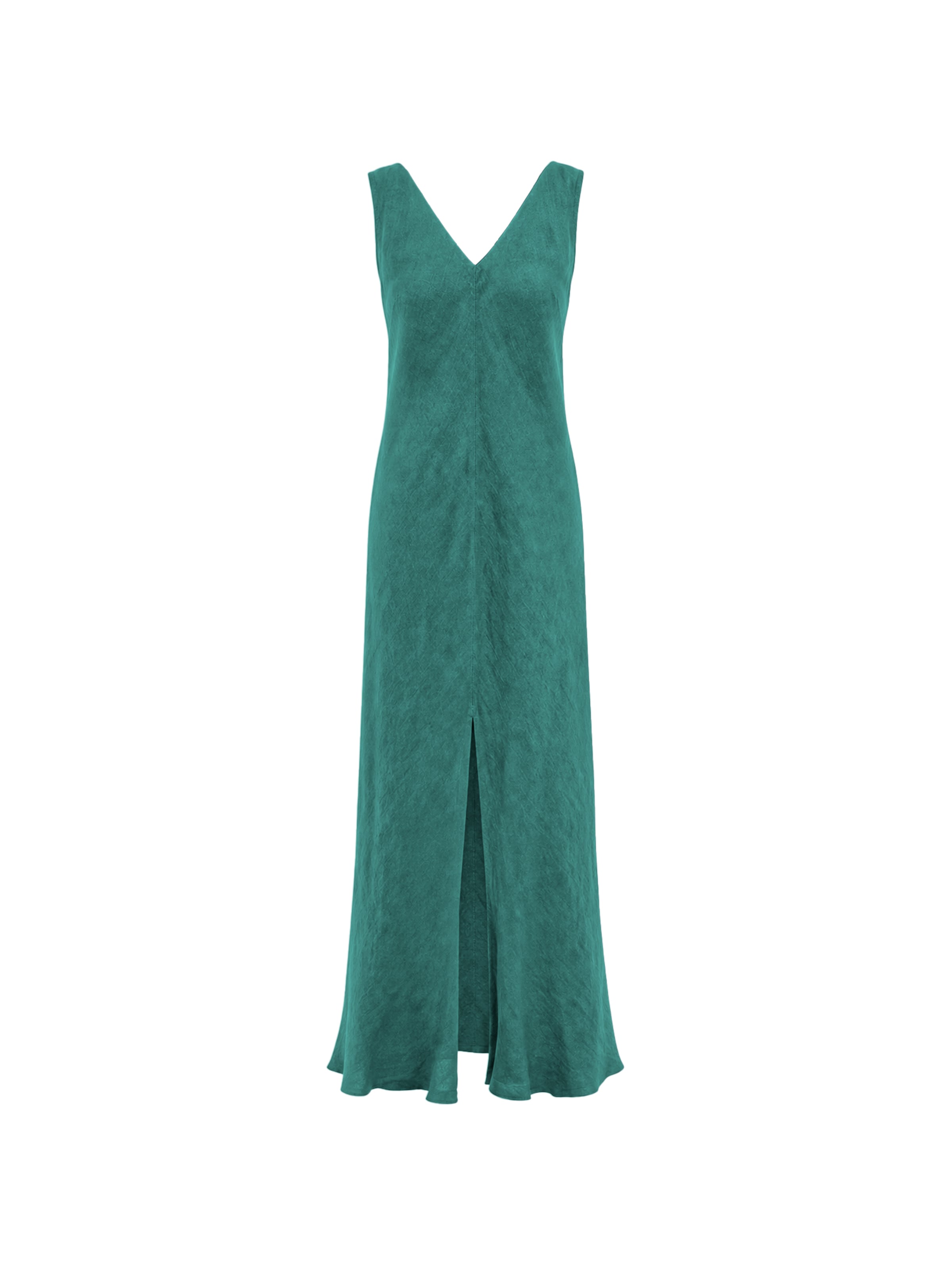 Abito 'Maxi Linen Dress with V Neck' in 34 Haris Cotton di colore canna, Visualizzazione prodotti