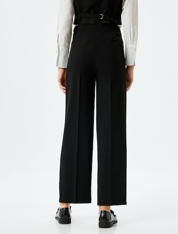 Koton Wide leg Pantalon in Zwart