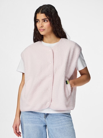 PIECES Weste 'PCKATTY' in Pink: Vorderseite