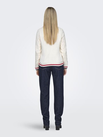 Pullover 'ONLKaya' di ONLY in bianco