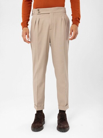 Antioch Regular Trousers in Beige: front
