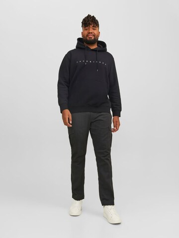 Felpa 'JJEStar' di Jack & Jones Plus in nero