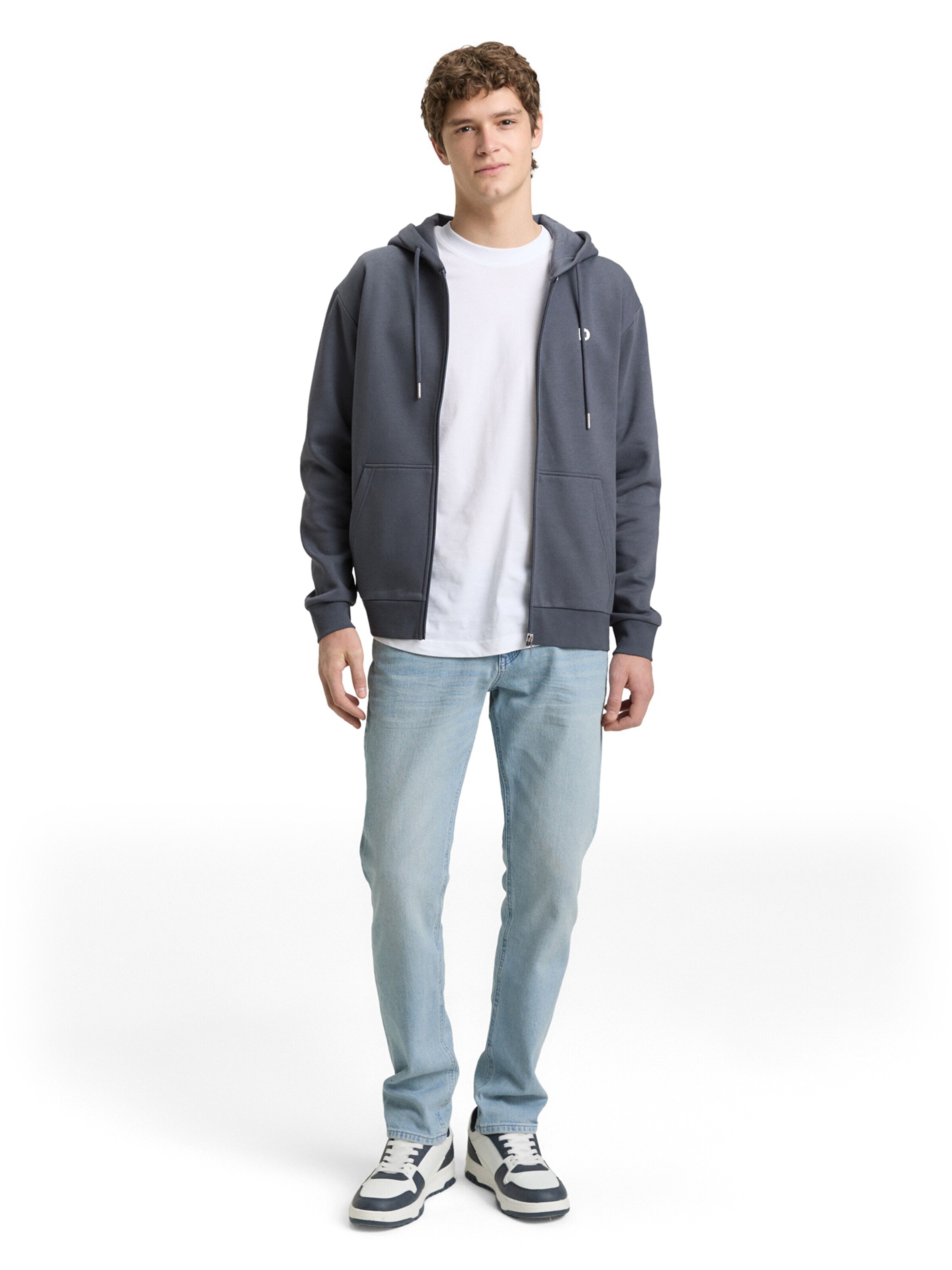 pelēks TOM TAILOR DENIM Sportiska jaka