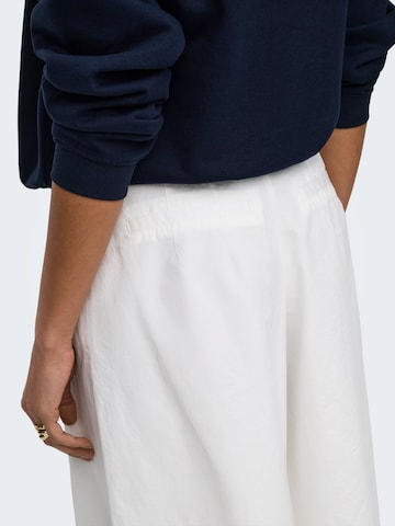 JDY Wide leg Παντελόνι πλισέ 'JDYBIANCA' σε λευκό