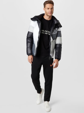 ARMANI EXCHANGE Sweatshirt in Zwart