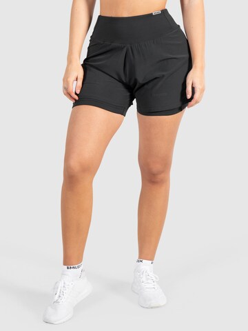 Smilodox Loosefit Sportbroek 'Advance Pro' in Zwart: voorkant
