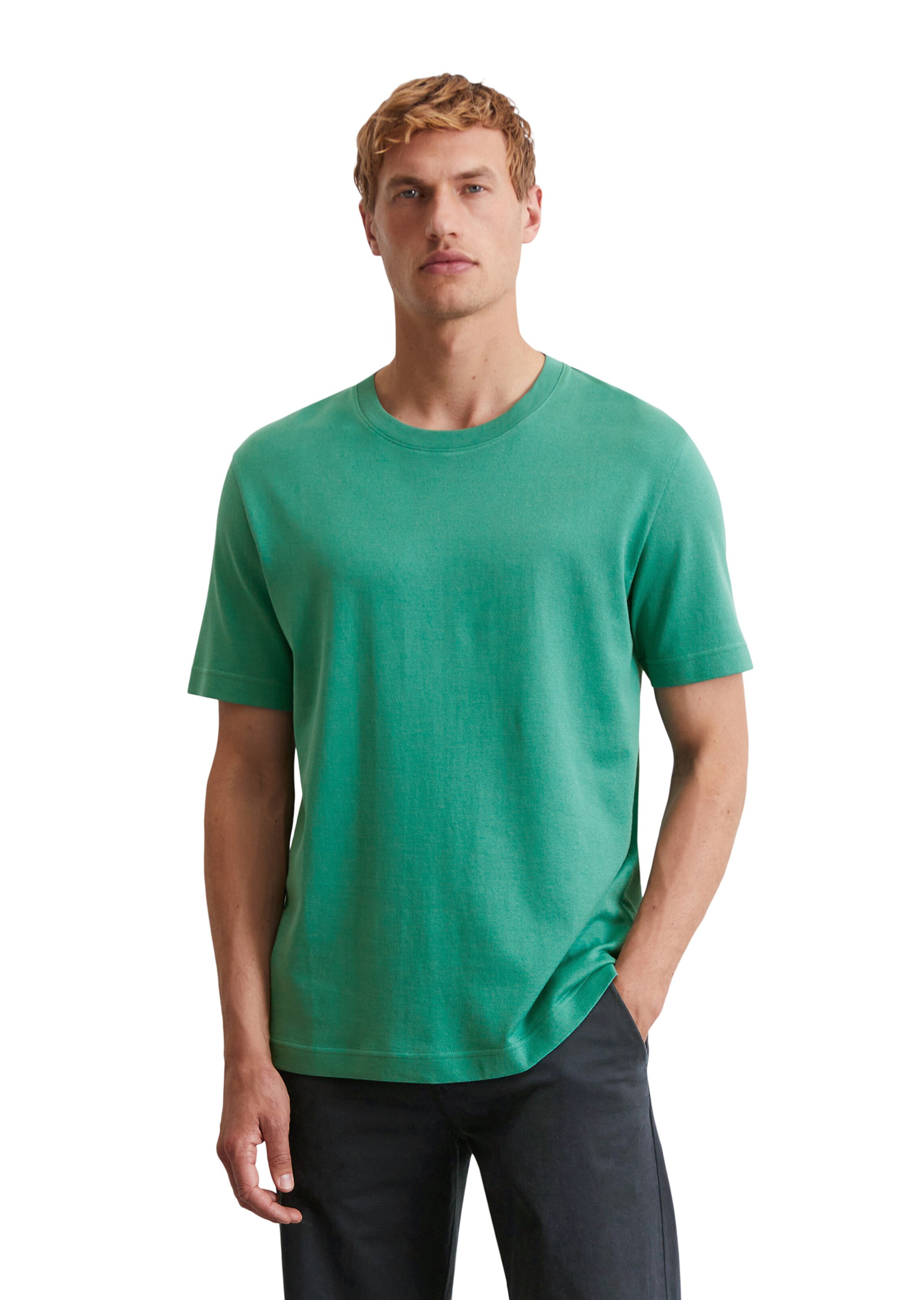 T-Shirt Marc O'Polo en vert : devant