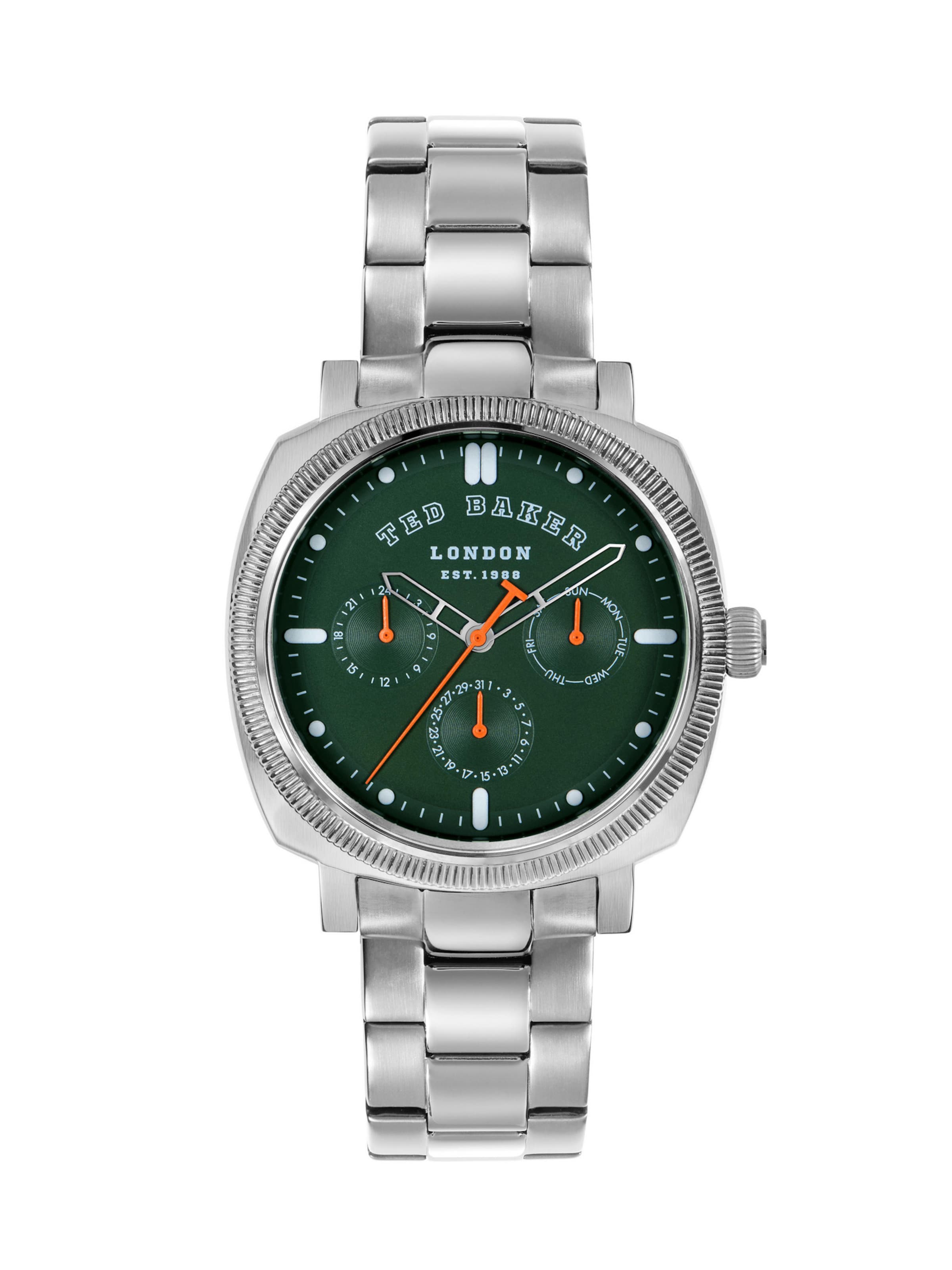 Ted Baker Analogt ur i sølv: forside