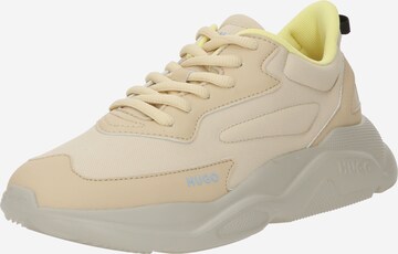 Baskets basses 'Leon' HUGO en beige : devant