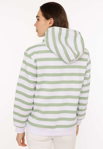 Sweat-shirt Zwillingsherz en vert