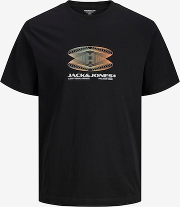 JACK & JONES Shirt 'JCOCalma' in Black: front